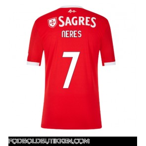 Benfica David Neres #7 Hjemmebanetrøje 2022-23 Kortærmet
